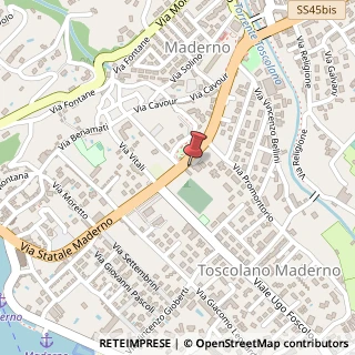 Mappa Ex Ss. 52 Bis, Km. 76+856, 25088 Toscolano-Maderno, Brescia (Lombardia)