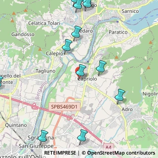 Mappa Via Urini, 25031 Capriolo BS, Italia (3.01538)