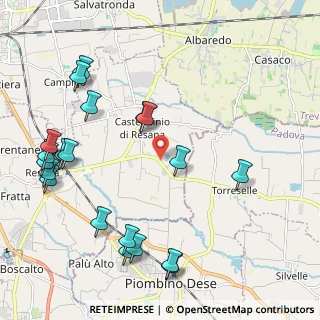 Mappa Via San Brigida, 31023 Resana TV, Italia (2.5825)