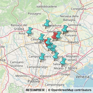 Mappa Via San Brigida, 31023 Resana TV, Italia (10.23308)