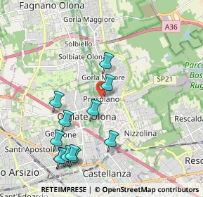 Mappa Piazza Guglielmo Marconi, 21055 Gorla Minore VA, Italia (2.15917)