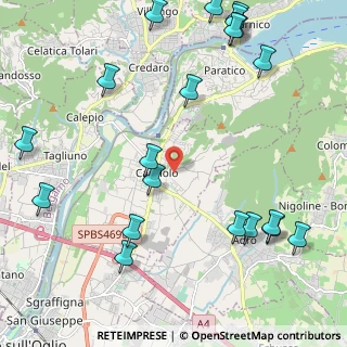 Mappa Via Simeone Paratico, 25031 Capriolo BS, Italia (2.8355)