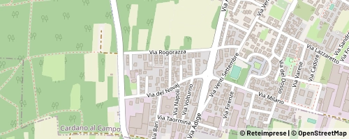 Mappa Cardano al Campo