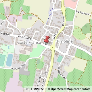 Mappa Via Seradina, 13, 25040 Corte Franca, Brescia (Lombardia)