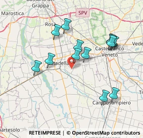 Mappa Via Camatta, 35019 Tombolo PD, Italia (7.22)