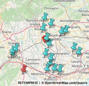 Mappa Via Camatta, 35019 Tombolo PD, Italia (15.883)