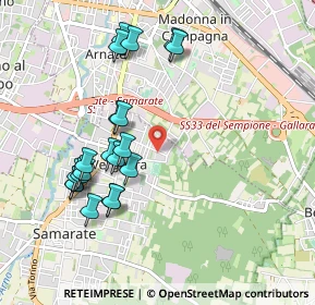 Mappa Via L Quassoli, 21017 Samarate VA, Italia (0.977)