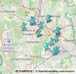 Mappa Via L Quassoli, 21017 Samarate VA, Italia (3.205)