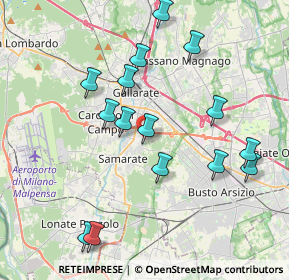 Mappa Via L Quassoli, 21017 Samarate VA, Italia (3.99733)