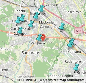 Mappa Via L Quassoli, 21017 Samarate VA, Italia (2.24727)