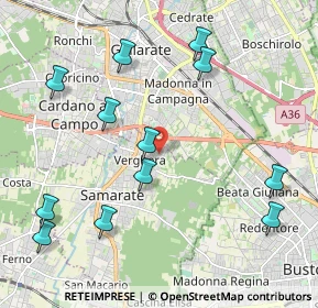 Mappa Via L Quassoli, 21017 Samarate VA, Italia (2.36583)