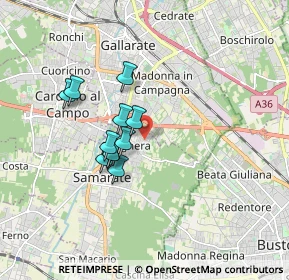 Mappa Via L Quassoli, 21017 Samarate VA, Italia (1.32455)