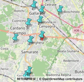 Mappa Via L Quassoli, 21017 Samarate VA, Italia (2.69)