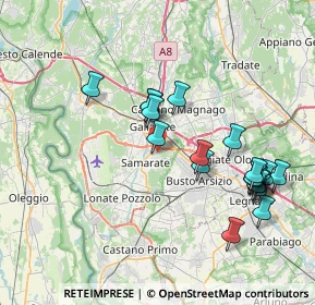 Mappa Via L Quassoli, 21017 Samarate VA, Italia (7.82)