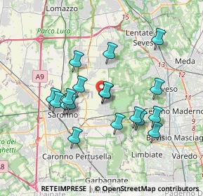 Mappa Via Guglielmo Marconi, 20816 Ceriano Laghetto MB, Italia (3.27556)
