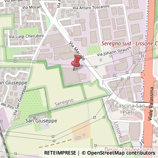 Mappa Via Macallè, 156, 20831 Seregno, Monza e Brianza (Lombardia)