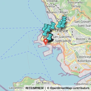 Mappa P. Franco Nuovo Palazzina ex CULP II piano uff., 34123 Trieste TS, Italia (1.225)