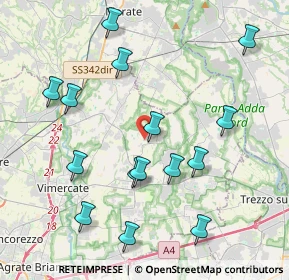 Mappa Via Angelo Mattavelli, 20884 Sulbiate MB, Italia (4.33067)