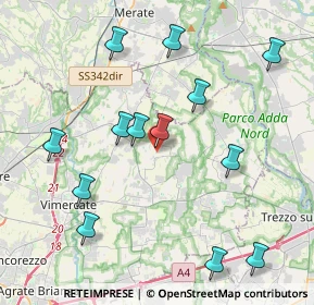 Mappa Via Angelo Mattavelli, 20884 Sulbiate MB, Italia (4.34769)