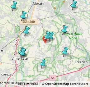 Mappa Via Angelo Mattavelli, 20884 Sulbiate MB, Italia (4.30333)