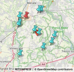 Mappa Via Angelo Mattavelli, 20884 Sulbiate MB, Italia (3.72167)