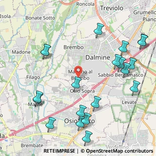 Mappa Via Toscana, 24044 Dalmine BG, Italia (2.663)
