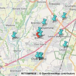 Mappa Via Toscana, 24044 Dalmine BG, Italia (2.14818)