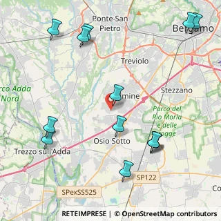 Mappa Via Toscana, 24044 Dalmine BG, Italia (5.22462)