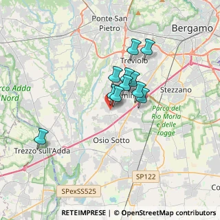 Mappa Via Toscana, 24044 Dalmine BG, Italia (2.45909)