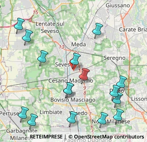 Mappa Via Alfonso Lamarmora, 20813 Cesano Maderno MB, Italia (4.99875)