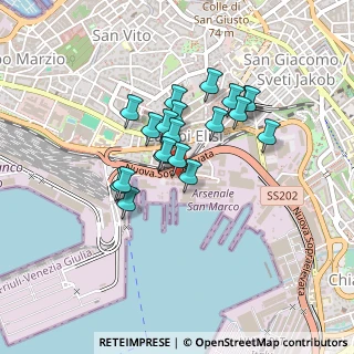 Mappa Via Karl Ludwig Von Bruck, 34123 Trieste TS, Italia (0.3235)