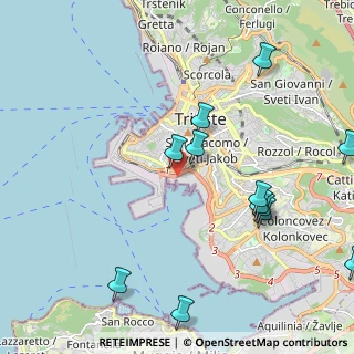 Mappa Via Karl Ludwig Von Bruck, 34123 Trieste TS, Italia (2.47833)