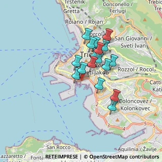 Mappa Via Karl Ludwig Von Bruck, 34123 Trieste TS, Italia (1.35235)