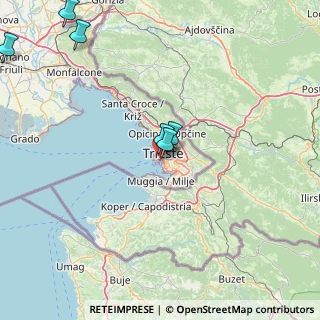 Mappa Via Karl Ludwig Von Bruck, 34123 Trieste TS, Italia (46.5885)