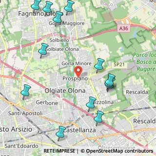 Mappa Via Francesco Raimondi, 21055 Gorla Minore VA, Italia (2.68385)
