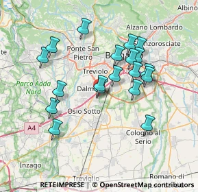 Mappa Via Divisione Julia, 24044 Dalmine BG, Italia (6.65)