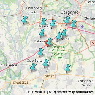 Mappa Via Divisione Julia, 24044 Dalmine BG, Italia (3.70769)