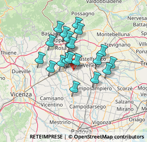 Mappa Via S. Andrea Apostolo, 35019 Tombolo PD, Italia (10.475)