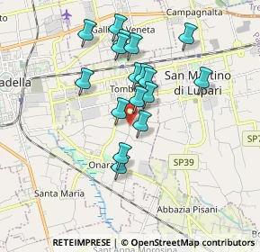 Mappa Via S. Andrea Apostolo, 35019 Tombolo PD, Italia (1.51824)