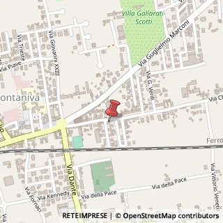 Mappa Via Chiesa, 46, 35014 Fontaniva, Padova (Veneto)