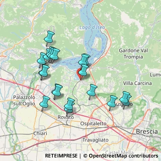 Mappa Via Repubblica, 25050 Provaglio d'Iseo BS, Italia (7.3105)