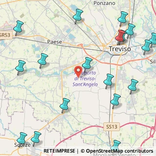 Mappa Strada Comunale di S. Vitale, 31100 Treviso TV, Italia (6.37444)