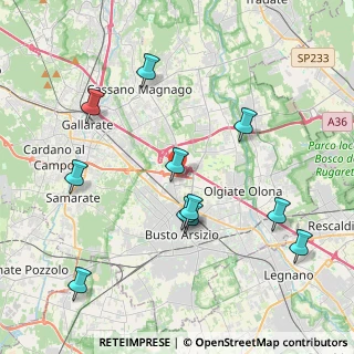 Mappa Viale Malpensa, 21052 Busto Arsizio VA, Italia (4.27545)
