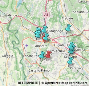 Mappa Via G. Di Vittorio, 21017 Samarate VA, Italia (6.2075)