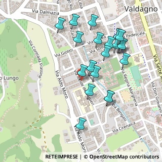 Mappa Via Alcide De Gasperi, 36078 Valdagno VI, Italia (0.24167)