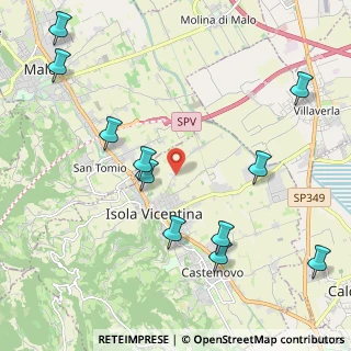 Mappa Via S. Marco, 36033 Isola Vicentina VI, Italia (2.52636)