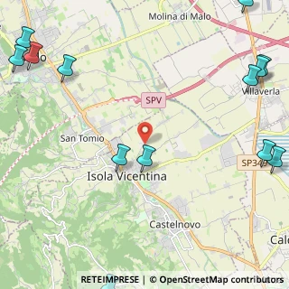 Mappa Via S. Marco, 36033 Isola Vicentina VI, Italia (3.54077)