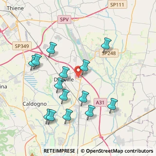 Mappa Via Mattei, 36031 Dueville VI, Italia (4.09929)