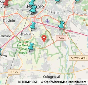 Mappa 24050 Zanica BG, Italia (6.30643)