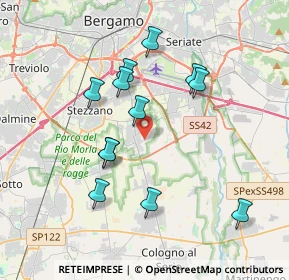Mappa 24050 Zanica BG, Italia (3.51583)